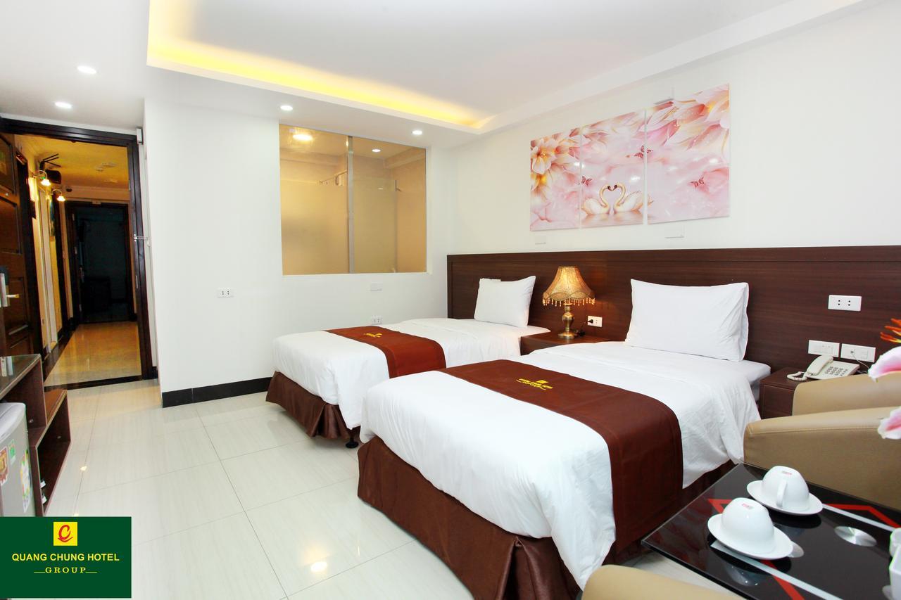 Quang Chung Hotel - 56 Le Van Thiem - By Bay Luxury Hanoi Eksteriør bilde
