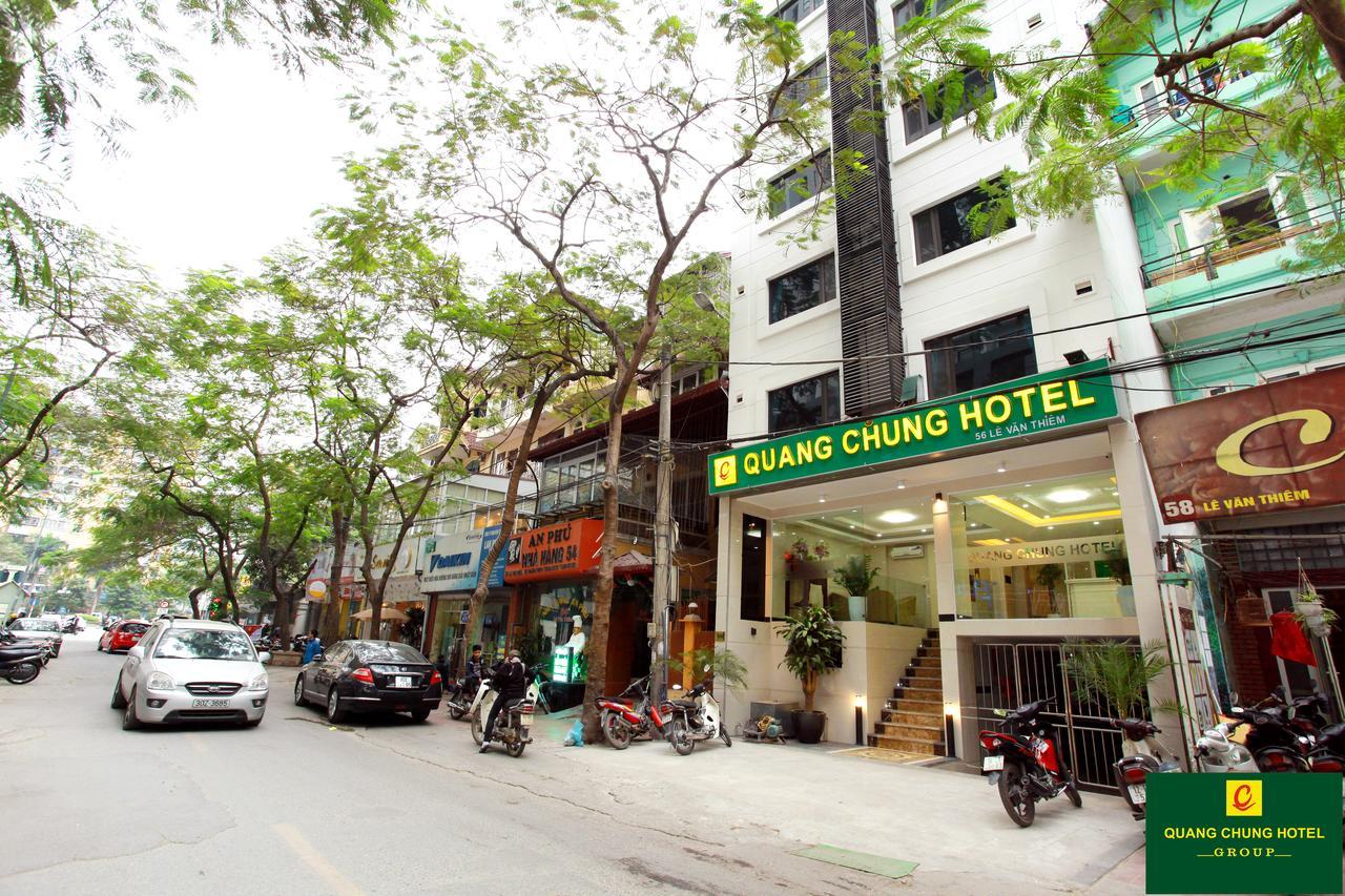 Quang Chung Hotel - 56 Le Van Thiem - By Bay Luxury Hanoi Eksteriør bilde